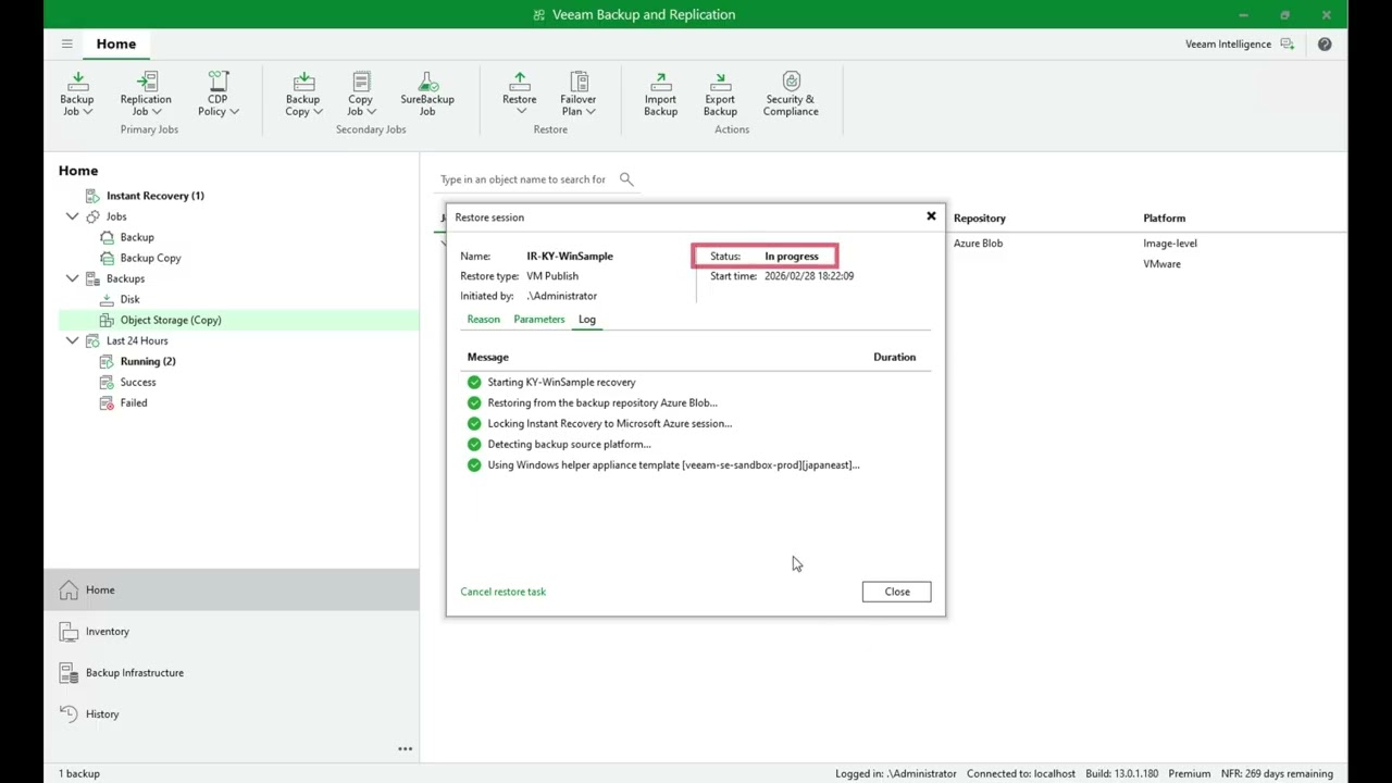 Veeam v13 完全攻略：新機能をSEが解説 / Part 6 AzureへのインスタントVMリカバリ video