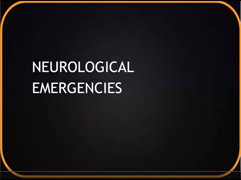 Boswell CEN Review Video - Neurological Emergencies