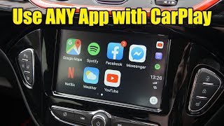 How to Use ANY App with Apple CarPlay (YouTube, Facebook, Movies etc)