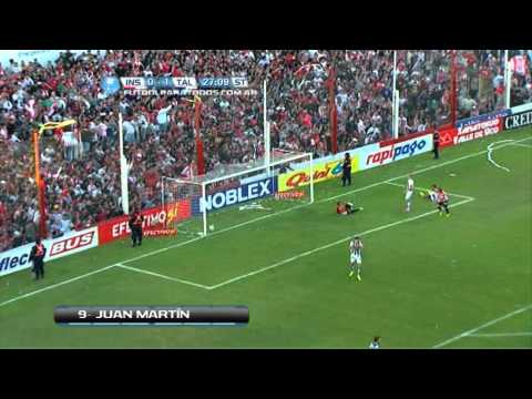 Gol de Juan Martín. Instituto 1 Talleres 1. Fecha 33.Torneo Primera B Nacional.Fútbol Para Todos