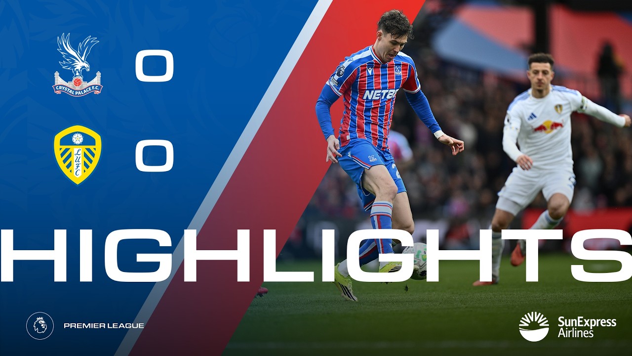 3월 16일 크리스탈 팰리스 FC VS 리즈 유나이티드 FC 축구하이라이트