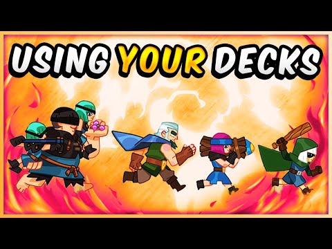 I play YOUR BEST Clash Royale Decks!
