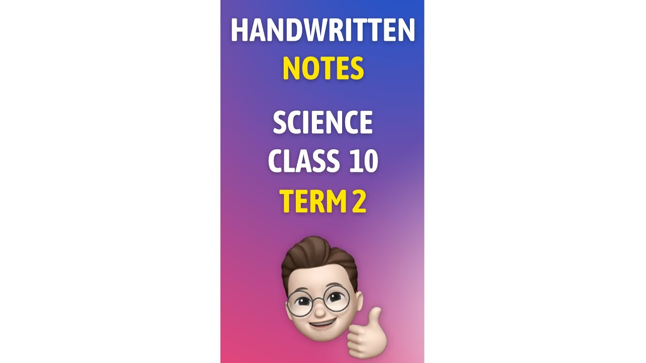 science class 10 handwritten notes pdf for term 2 cbse | shorts