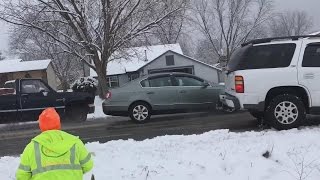 Video Shows Car Pileups Allegedly Caused By Cable Guy&#39;s Carelessness