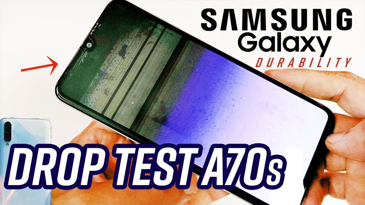 Samsung Galaxy A70s Durability Review - Drop Test Super AMOLED!