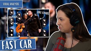 First Time Listening To FAST CAR Tracy Chapman & Luke Combs | Vocal Coach Reaction (& Analysis)