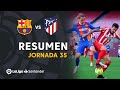 Resumen de FC Barcelona vs Atlético de Madrid (0-0)