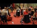 Benji B & Grant Windsor with the string ensemble ...