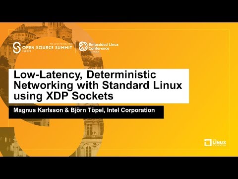 Low-Latency, Deterministic Networking with Standard Linux... Magnus Karlsson & Björn Töpel, Intel