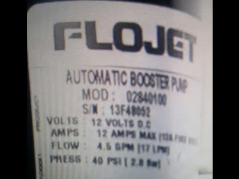 how to: Flojet pump switch replacement