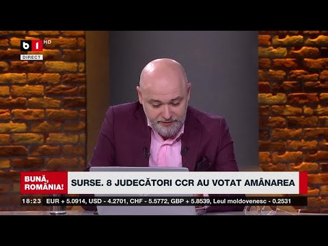 BUNĂ, ROMÂNIA! AUR VREA SĂ ATRAGĂ PNL LA GUVERNARE/ SURSE: CCR, ÎNTRE CJUE ȘI O DECIZIE FINALĂ. P1/2