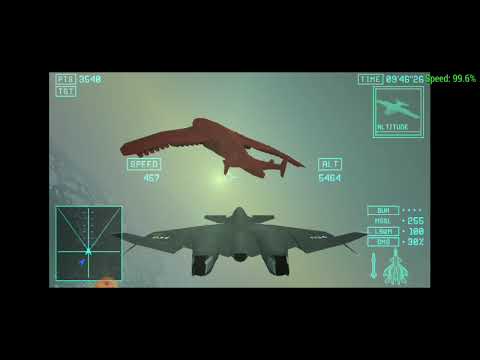 ace combat x gameplay: mission 6A ---the midnight sun--- xfa-33 Fenrir gameplay (alect)