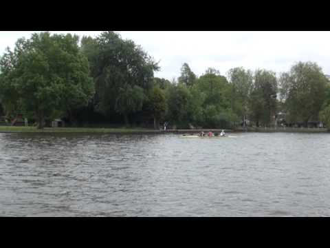 Marlow Rowing Club Junior Quad Scull v Senior K4 at Marlow Town Regatta & Festival