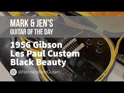 Guitar of the Day: 1956 Gibson Les Paul Custom Black Beauty | Norman's Rare Guitars