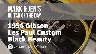 Video thumbnail for 1956 Gibson Les Paul Custom Black Beauty | Guitar of the Day by Normans Rare Guitars