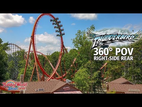 Thunderbird Launched Wing Roller Coaster Holiday World