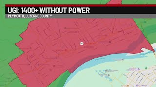 Thousands of UGI customers without power in Plymouth | 28/22 News