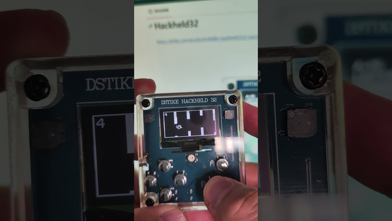FlappBird on HACKHELD32 ESP32S3