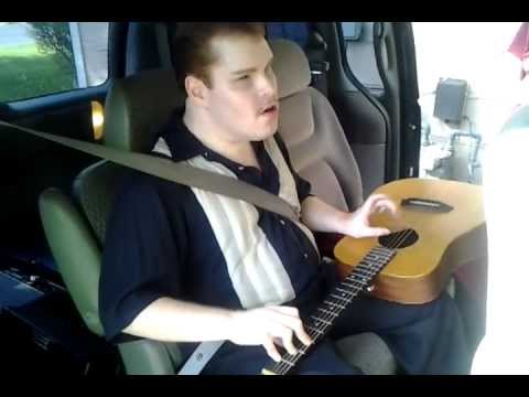 Tony Drake (Blind and autistic) singing and playing guitar - Unchained Melody