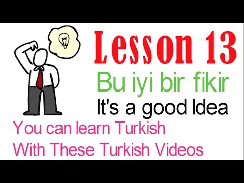 Learn Turkish Through Turkish Lesson 13 - Frequently Used Words & Phrases (Part 1)