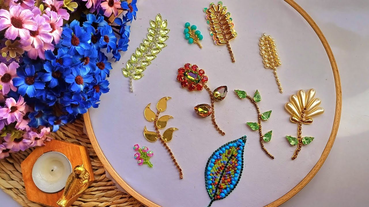 Teaching how to sew 10 models of jewelry desi#diy