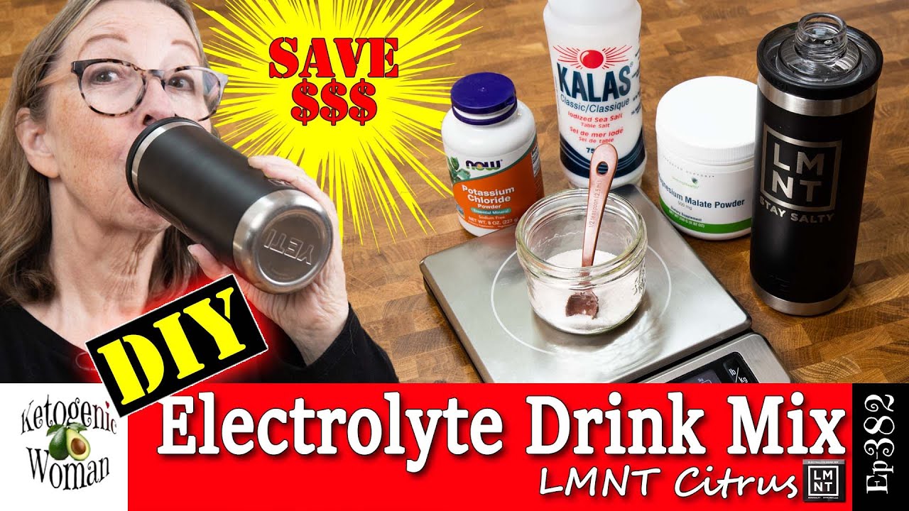 DIY Electrolyte Drink Mix | How to Make LMNT Citrus Salt! Save Money and Control the Ingredients!