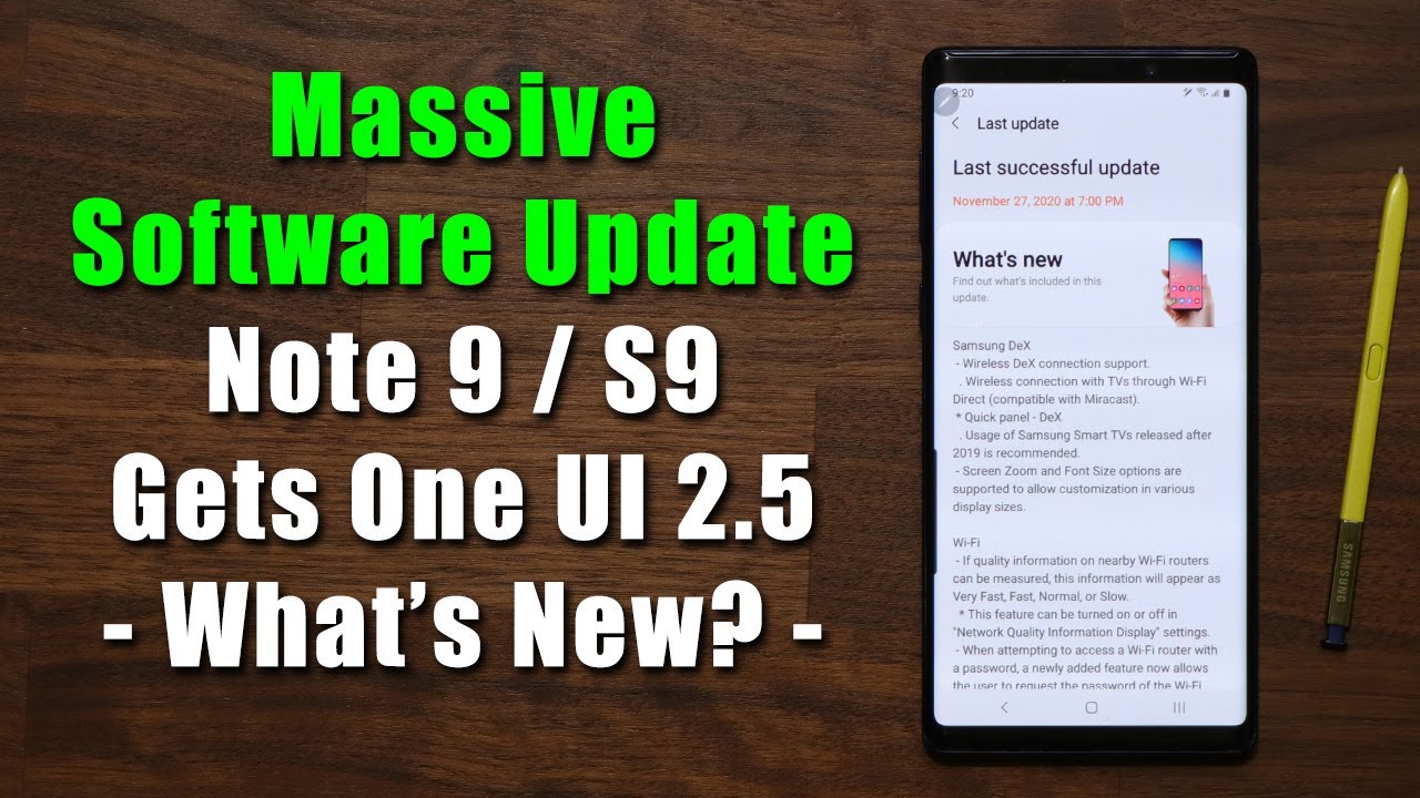 Samsung Galaxy Note 9 & S9 Plus get MASSIVE ONE UI 2.5 Update  - All New Features Explained