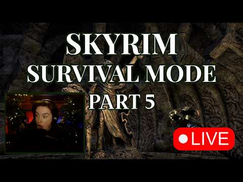 First Playthrough in Survival! | Skyrim | Barbas the talking dog?