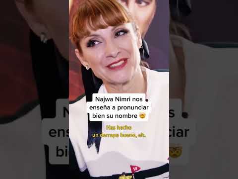 Najwa Nimri teaches us how to pronounce her name correctly 🤯