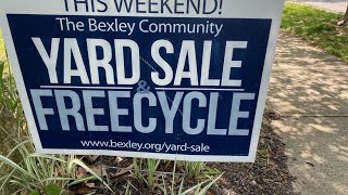 Massive yard sale and “freecycle” happening this weekend in Bexley