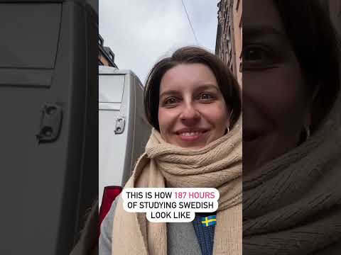 Learning Swedish 12 hours per week for 4 months in a row