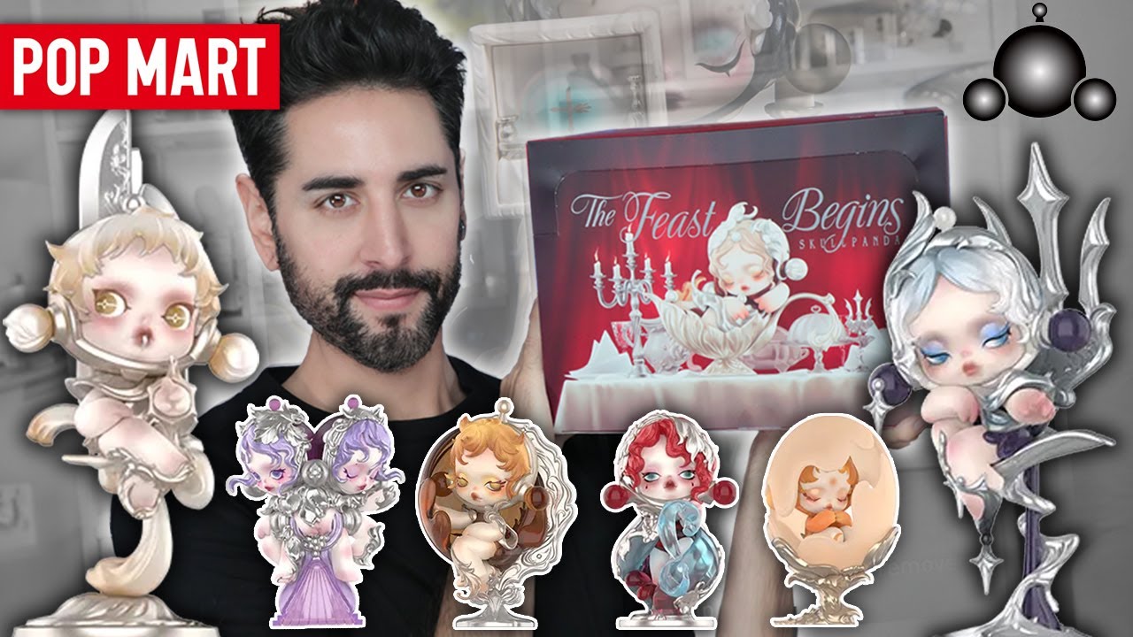 SKULLPANDA - The Feast Begins - FULL SERIES UNBOXING by Pop Mart 💜