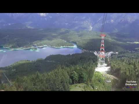 Seilbahn Zugspitze Talstation Eibsee zur Bergstation Neue Zugspitz Seilbahn Zugspitzbahn Wetterstein