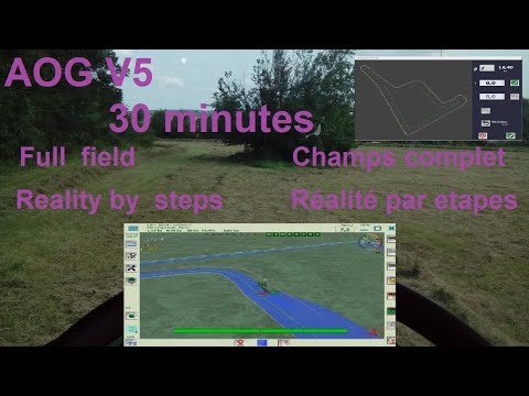 AgOpenGPS V5 | Full fields, Border, Half turn, Headland, AB line, Lifting, Contour line