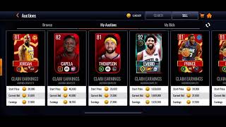 A SHORT VIDEO SHOWING TO YOU HOW TO SELL THE PLAYERS ON THE MARKET - NBA LIVE MOBILE
