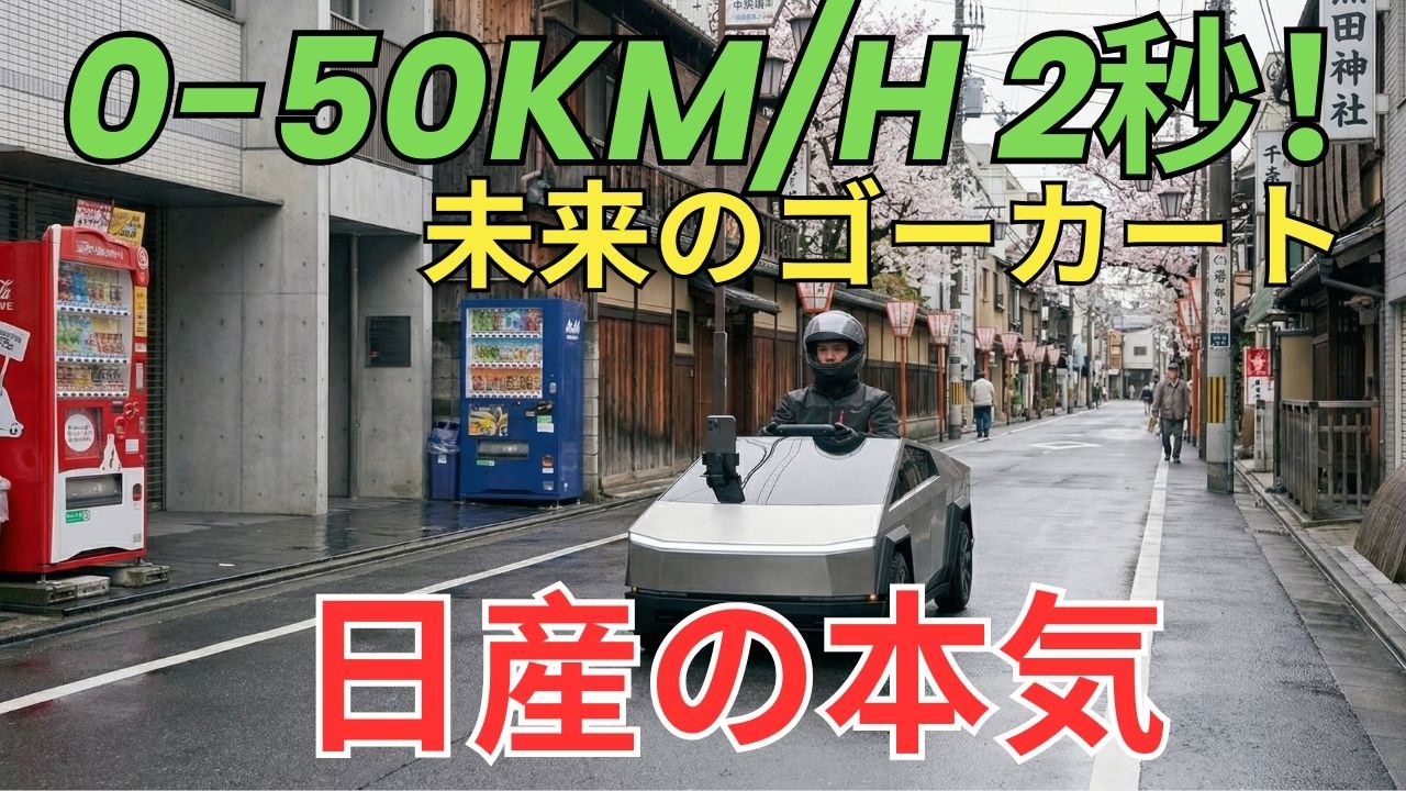 日産の逆襲！新型 Z-Micro がヤバすぎる 🚗💨 0-50km/h 2秒の衝撃！