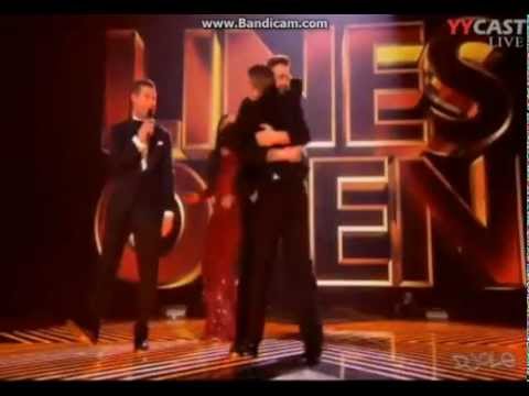 Nicole, James and Jahmene going crazy - The X Factor UK Final