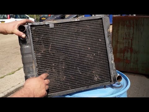 Cooling System Maintenance - Flushing the Radiator Core and Cooling Fins