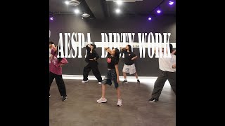 [안양 평촌 댄스학원] juana T aespa (에스파) - Dirty work K-pop dance 방송댄스