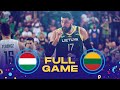 Hungary v Lithuania | Full Basketball Game | FIBA EuroBasket 2022