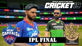 Delhi Capitals vs Royal Challengers Bangalore Final IPL 2021 - Cricket 19 Gameplay 1080P 60FPS