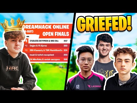 Clix and Deyy Win DreamHack | EU Pros Are Griefing NA Pros?