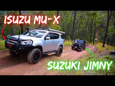 MODIFIED Isuzu Mu-x VS STOCK Suzuki Jimny Off-Road Challenge || 4WD Overland Touring Adventure Trip