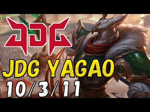 JDG Yagao アジール(Azir) VS アカリ(Akali) MID patch 12.20 NA RANK