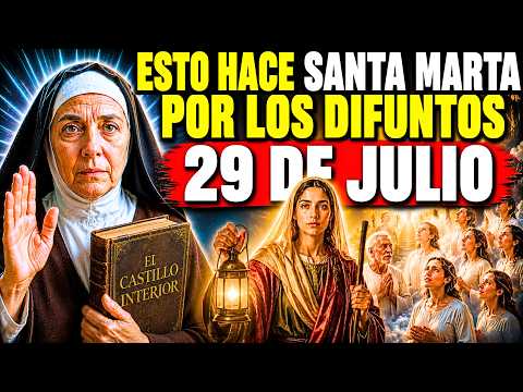 LO QUE SANTA MARTA HACE POR LAS ALMAS FALLECIDAS EL 29 DE JULIO — SANTA TERESA ADVIRTIÓ ESTO