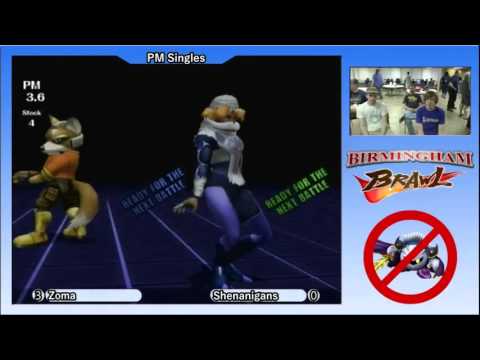 Birmingham Brawl 2 PM Singles - Moogle (Sheik) vs. Power (Fox)