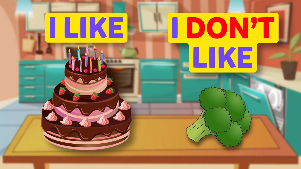 Like Don't Like - English Grammar For Kids with Novakid