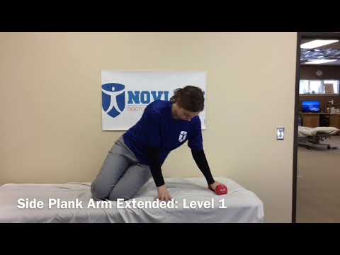 Side Plank Arm Extended: Level 1
