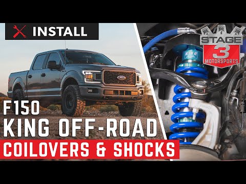 2015-2020 F150 4WD King Performance Series 2.5 Adjustable Remote Reservoir Front Coilovers Install