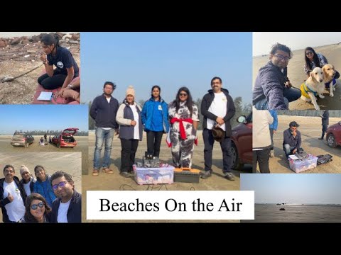 Beaches on the Air activity from Bankiput & Haripur Sea beach #hamradio #beachesontheair